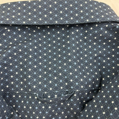 7 Diamonds 4 Way Stretch Dress Shirt Mens Large Preppy Wicking Modern Geometric