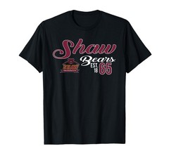 Elite Authentic Shaw Bears Hbcu Est 1865 Black Officially Licensed T-Shirt