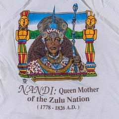 Vintage Nandi Queen Mother Shirt Medium M Zulu Nation Black History 90s Africa
