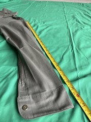 Mens Vintage Size 40 Olive Uniform Button Up Shirt Long Sleeve New Without Tag