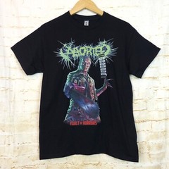 Aborted Vault Of Horrors T-Shirt Mens M Black Graphic Metal Rock Band Tee NWOT