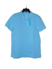 Sonoma Sky Blue Polo Shirt Medium Men Flexwear Cotton Spandex