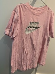 Nike Pink Tee Size M Medium Unisex Men’s Cotton T-shirt Gym Active Wear