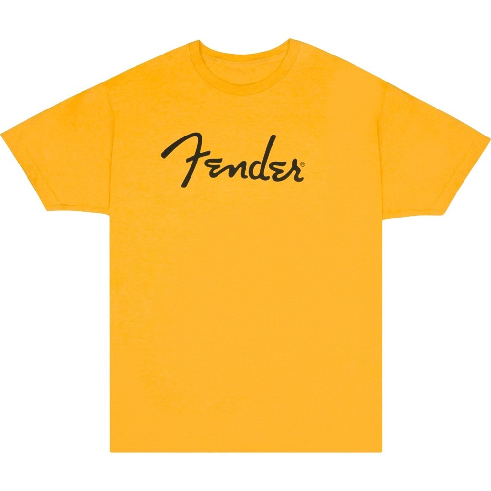 NEW Fender Spaghetti Logo T-Shirt, BUTTERSCOTCH – CHOOSE YOUR SIZE!
