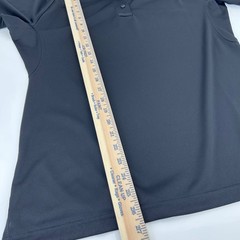 CornerStone Mens Tactical Polo Shirt Black Short Sleeve Mic Clips Size L CS410