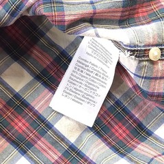 J Crew Secret Wash Shirt Large Classic Long Sleeve Button Down Multicolor Plaid
