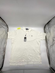 Polo by Ralph Lauren Mesh Polo Shirt Men’s White Cotton Embroidered – 2XL NWT
