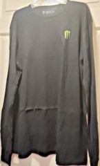 Monster Energy Shirt Men’s Claw Logo Thermal Adult Long Sleeve Shirt NWOT 2XL