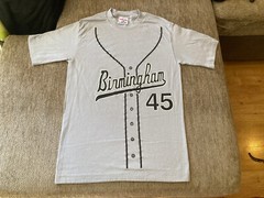 Vintage 90s Birmingham Barons Jersey Shirt XL USA Made RARE rap hip hop