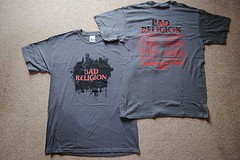 BAD RELIGION HOLLYWOOD EUROPEAN TOUR 2008 T SHIRT NEW OFFICIAL NEW MAPS OF HELL