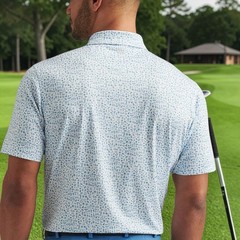 Peter Millar Summer Comfort Crown Sport Mens XL Toga Party Print Polo Shirt