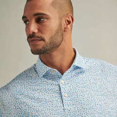 Peter Millar Summer Comfort Crown Sport Mens XL Toga Party Print Polo Shirt
