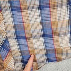 Vintage Round Up Shirt Mens Large Multicolor Plaid Western Pearl Snap 60s 70s