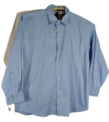 Blue Generation men’s L blue stain release dress shirt NWT