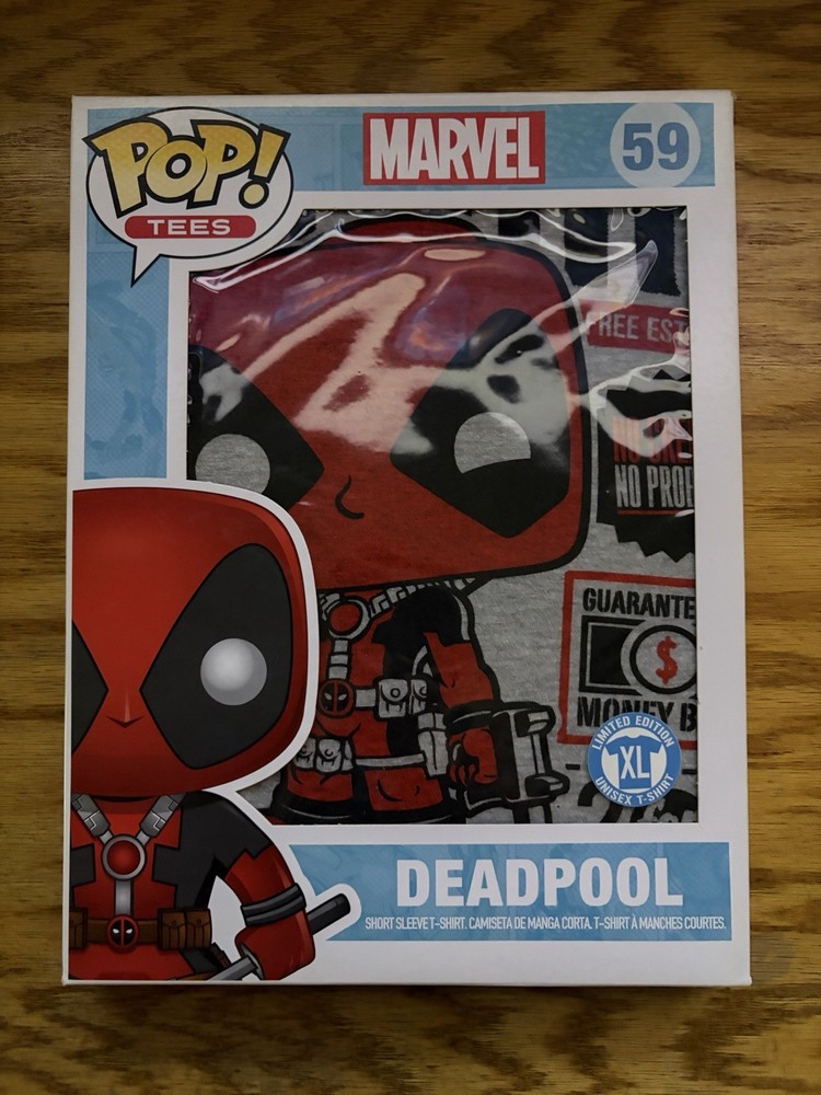 Funko Pop! Tees Deadpool #59 Limited Edition Marvel