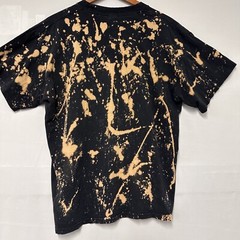Vintage Ninja Monkeys Shirt Mens Large Black Crew Neck Funny Quote Y2K Acid Wash