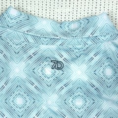 7 Diamonds Polaris Golf Polo Shirt Wicking Anti-Microbial Stretch Men’s Size L