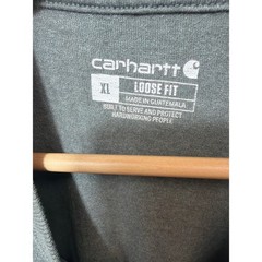 Carhartt Mens K87 Loose Fit Pocket T-Shirt XL Heathered Gray Green Workwear Tee