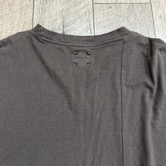 FREI MUT Green Metflix T-Shirt Plaid Pocket Patchwork Japan Recycled Cotton XL