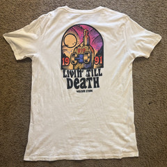 Volcom White Short Sleeve Standard Fit Grave T-Shirt (Unisex Size Large)