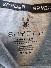 Spyder Men’s Medium Gray Graphic T-Shirt Exploring The USA Since 1978 NWT
