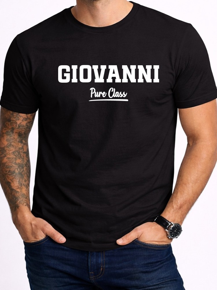 Giovanni Surname T-Shirt Pure Class Family Gift