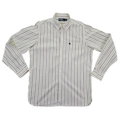 Polo by Ralph Lauren Button-Up Shirt Men’s Size Large Old Money Striped Luxury