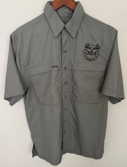 GameGuard 1023 Mens M Olive Shirt SS Vented Performance Outdoor Fishing Hunting