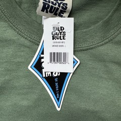 Old Guys Rule T-Shirt Mens Large Oak Cask Oval Green Aged To Perfection L