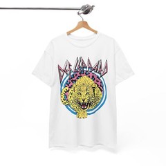 Def Leppard Shirt, Def Leppard Rock Band Logo & Leopard Retro Style Shirt