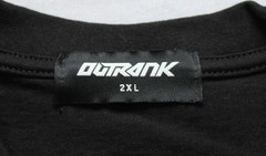 Outrank Unisex Adult’s Above All Competition Heavy Tee EJ3 Black Size 2XL NWT