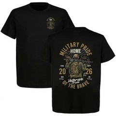 Military Pride Home Veteran Of The Brave Tee, US Army Soldier Graphic Shirt, Pat