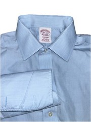 Brooks Brothers Madison French Cuff Button Up Men’s 15.5-33 Light Blue (READ)