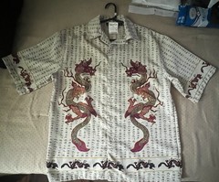 Men’s Asian theme Dress Shirt Small