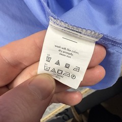 Van Heusen Flex Men’s XL Blue Regular Fit Wrinkle Free Button Up SEE DESCRIPTION
