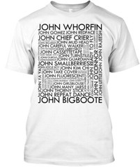 The many Johns of Buckaroo Banzai Tee T-Shirt Made in the USA Size S to 5XL