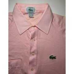 Vintage Izod Lacoste Alligator Polo Shirt | Pink | Medium