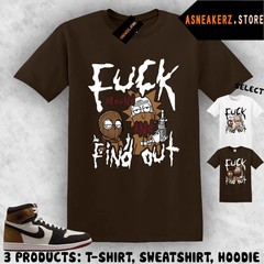 Shirt Matching AJ 1 High Love Letter Match Sneaker Tee FAFO Rick Morty T-Shirt
