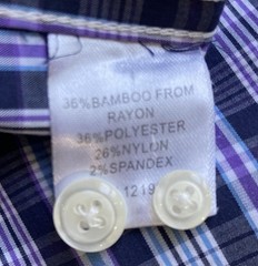 Johnnie-O Prep-formance Blue/Purple/White Plaid Long Sleeve Button-Up Shirt