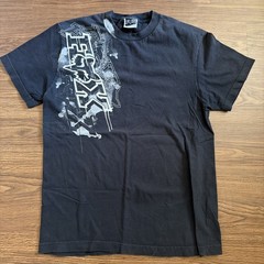 Mens Black Fox Racing Vintage Y2k Graphic T Shirt Short Slv Med Motocross Grunge