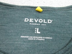 Devold merino wool shirt mens L perform Green Active outdoors moisture wicking