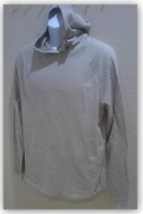 Raglan Sleeve Slub Cotton Pullover Shirt Hooded Goodfellow Blue/Gray/White/Beige