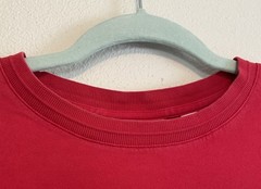 Lacoste Men’s Regular Fit Crew Neck Graphic Logo T-Shirt M Red Cotton Jersey