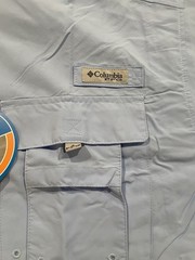 NWT Columbia PFG Bahama II Shirt Mens XL Blue UPF 50 Omni-Shade Fishing FM7047