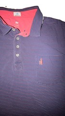 Johnnie- O Hanging Out Polo Shirt Men’s Size XXL Purple Pink Striped