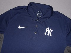 Nike Dri-Fit New York Yankees Short Sleeved Performance Polo Golf Shirt Men’s LG