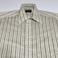 Vintage 70s Sears Golden Comfort Stretch Button Shirt Mens 16-33 Long Sleeve