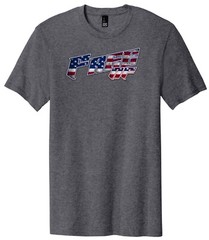 FREE AF Patriotic Distressed American Flag USA T-Shirt YEAHBRO CO. District Tee
