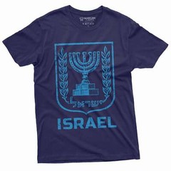 Men’s Israel Flag Military T-shirt Support Israel IDF Israel Patriotic Shirt