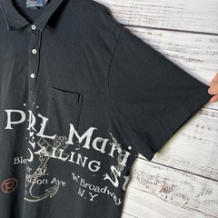 Vintage Polo Ralph Lauren Shirt Nautical Marine Sailing Supply Bleecker XXL 2XL